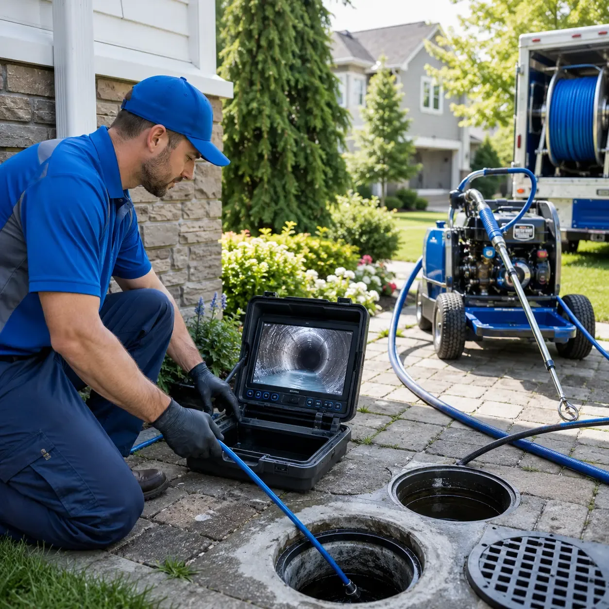 Outdoor drain cleaning professionals serving Whitsett, NC