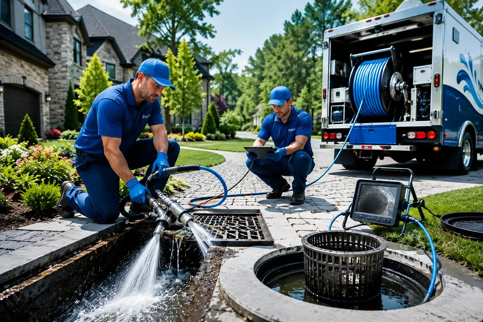 Local outdoor drain cleaning professionals in Whitsett, NC